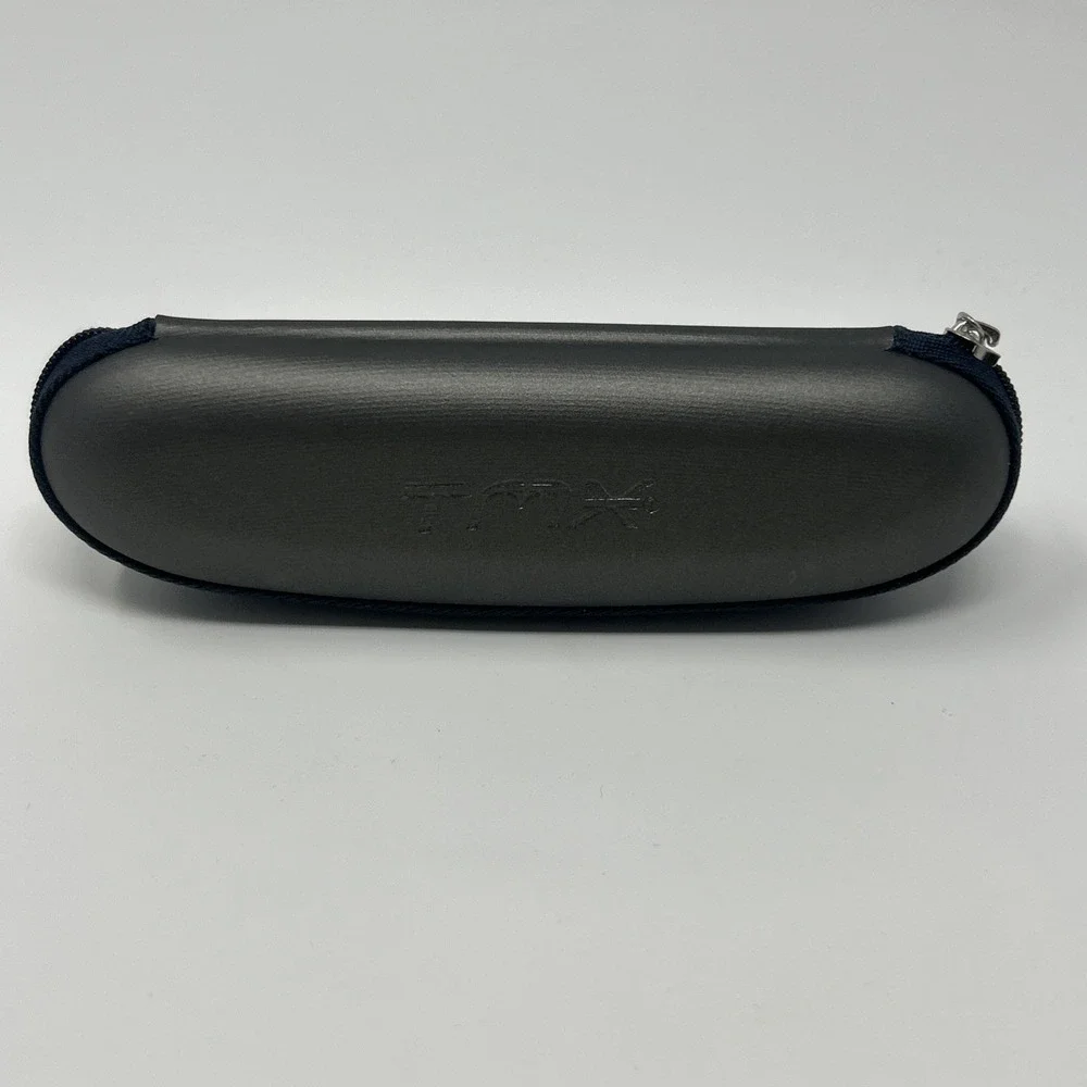 NEW Timex TMX Semi-Hard Gray Eyeglass Case Small & Thin Case Only